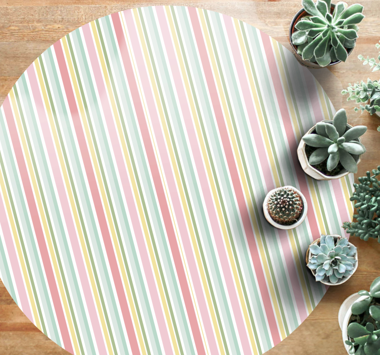 Alfombra vinílica rayas diseño de rayas vibrantes - TenVinilo