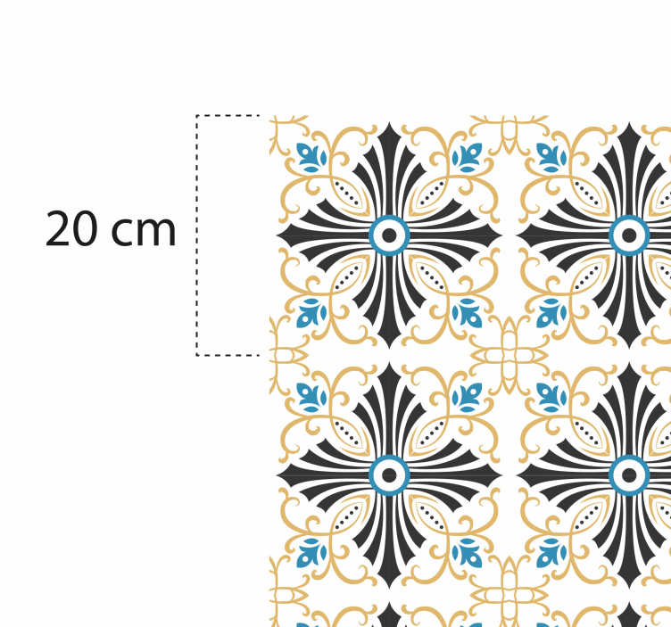 Alfombra vinílica mosaico sofisticado estilo mosaico - TenVinilo