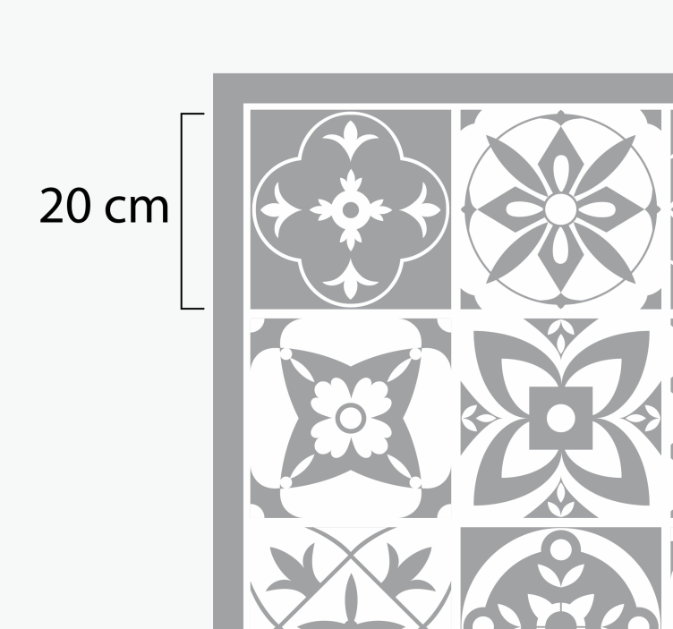 Alfombra vinílica hidráulica gris elegante - TenVinilo