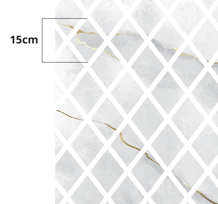 Alfombra vinílica cocina elegante patrón de mármol - TenVinilo