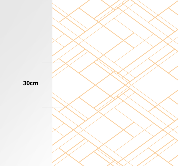Alfombra vinílica geométrica patrón minimalista de líneas - TenVinilo