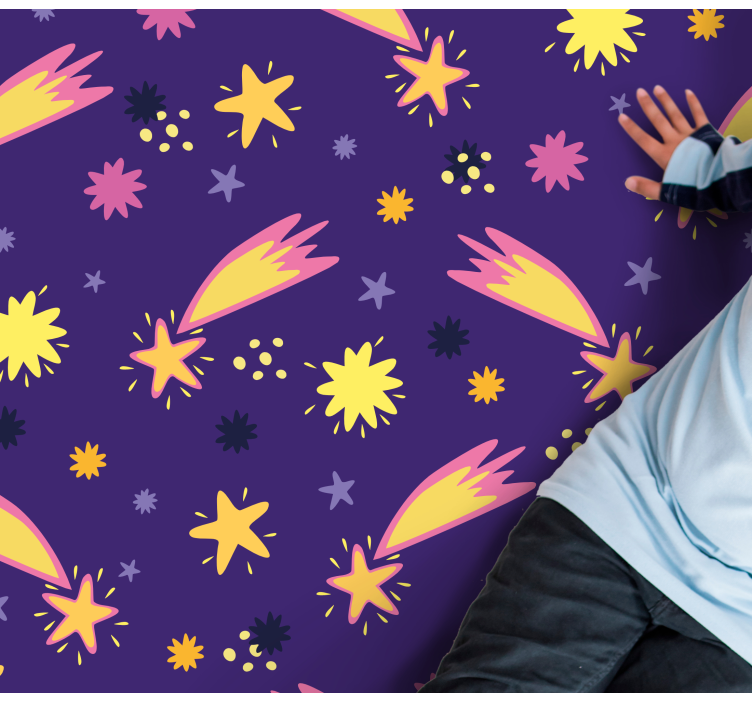 Alfombra vinilo oficina Estrellas mágicas - TenVinilo
