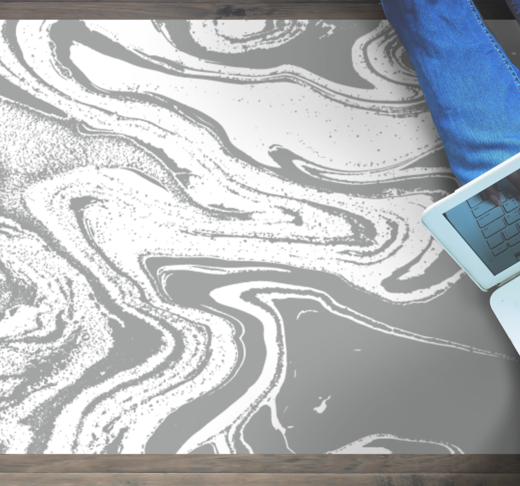 Alfombra vinílica textura Mármol gris claro - TenVinilo