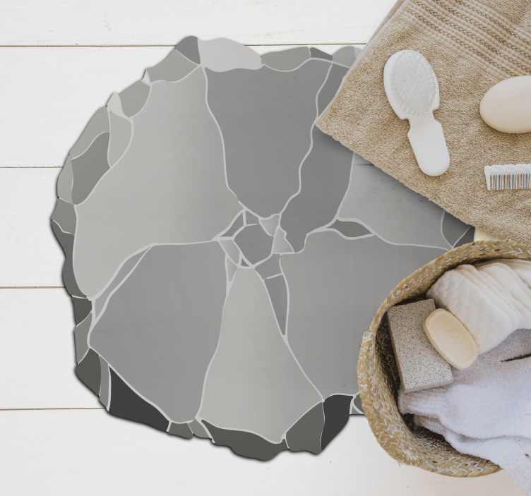 Alfombra vinílica textura de diferentes piedras - TenVinilo