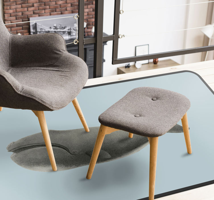 Alfombra vinílica animales diseño de silueta de ballena - TenVinilo