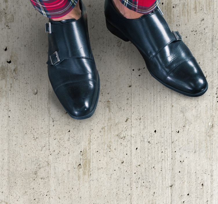 Alfombra vinílica imitación piedra textura de hormigón - TenVinilo