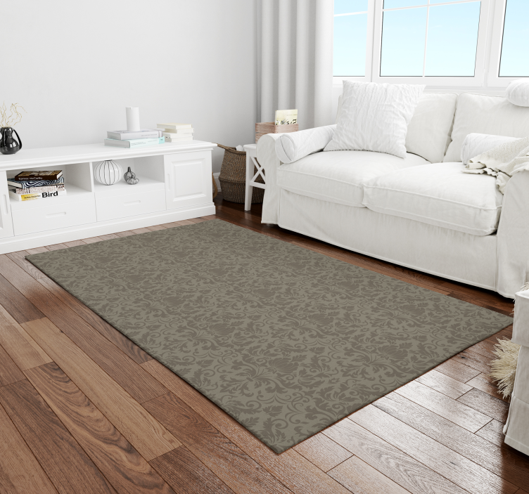 Alfombra de vinilo vintage patrón barroco elegante - TenVinilo