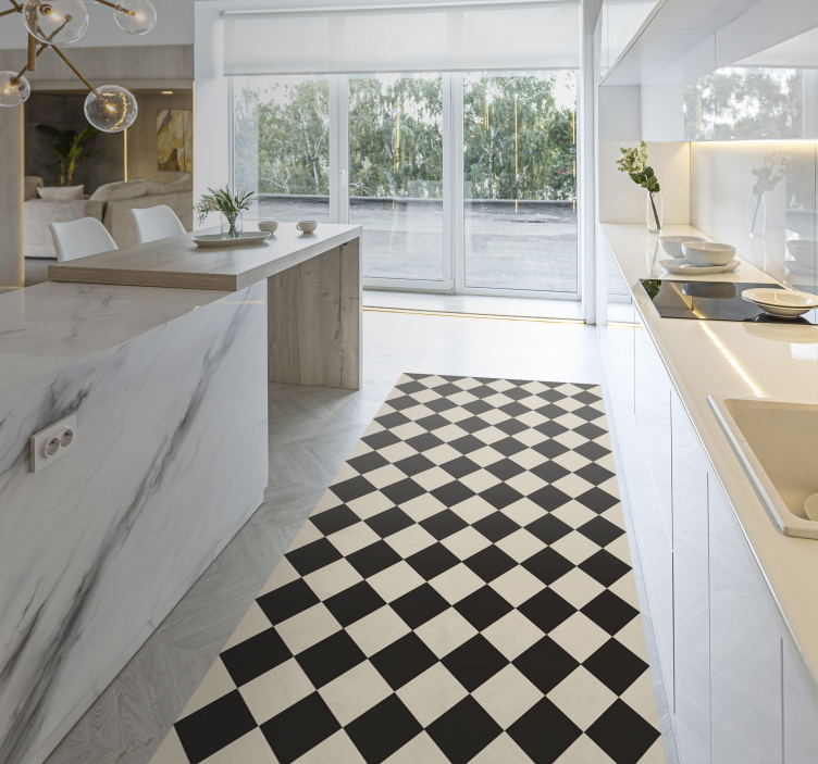 Alfombras vinílicas modernas Diamantes edward - TenVinilo