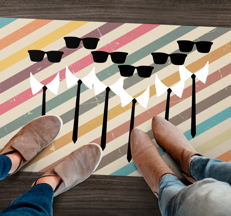 Alfombras vinílicas modernas Lazos de la película de acción - TenVinilo