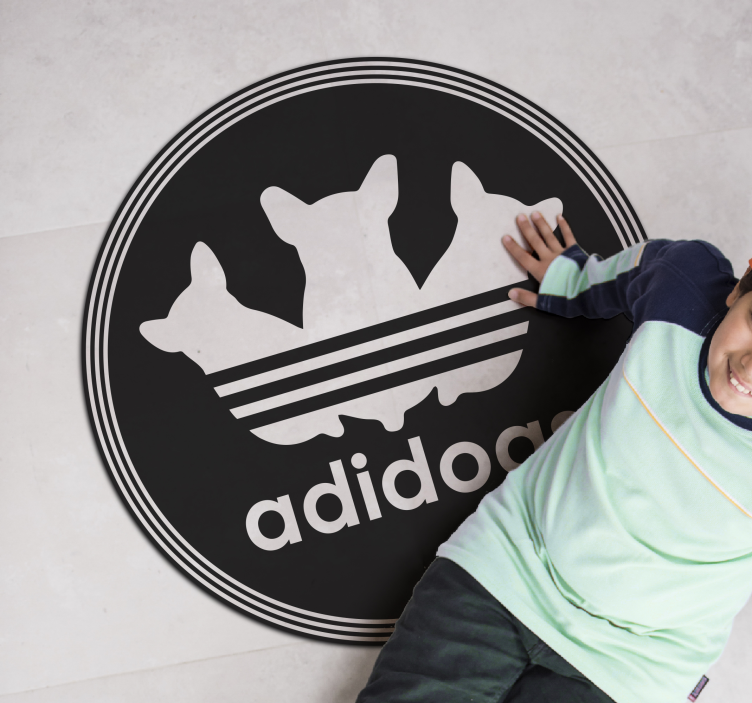 Aflombra vinílica animales Adidogs - TenVinilo