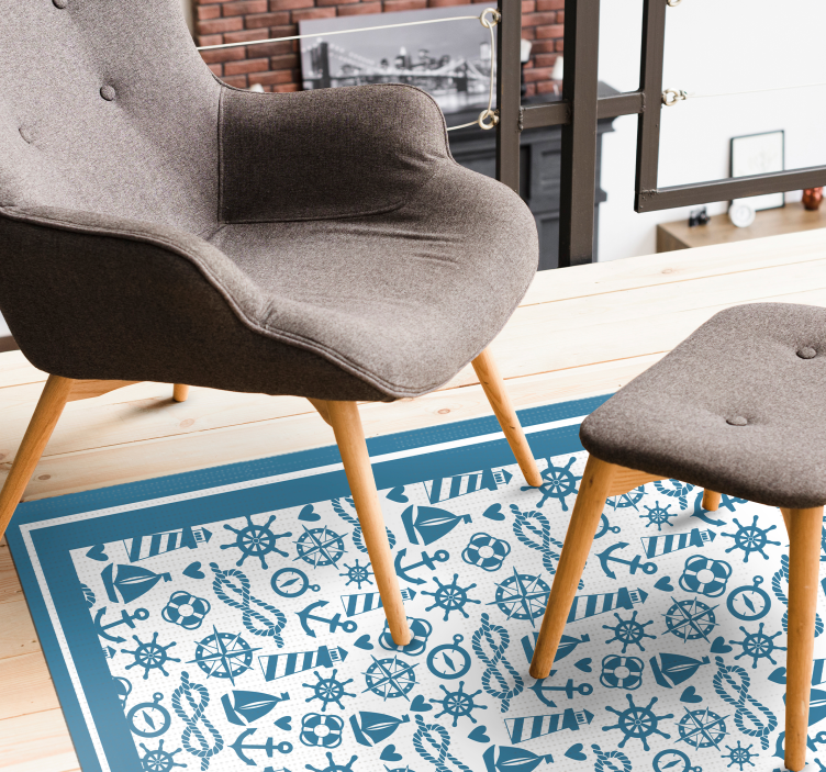 Alfombras de vinilo de azulejos Diferentes fotos de marineros - TenVinilo