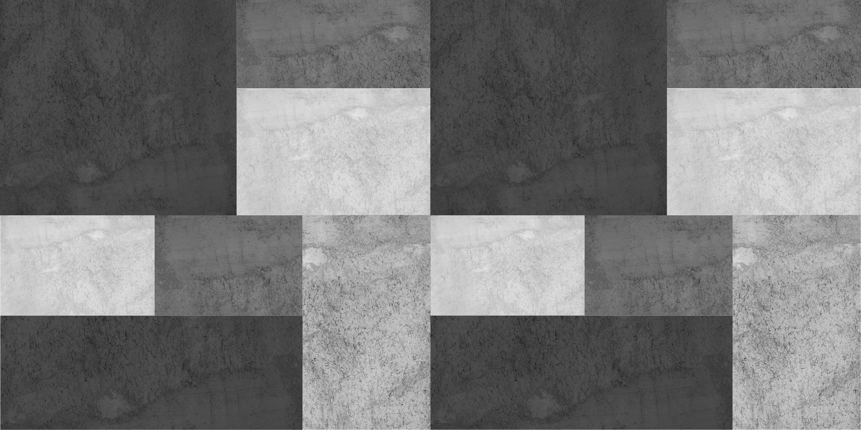 Alfombra vinílica negra diseño de cuadrados modernos - TenVinilo