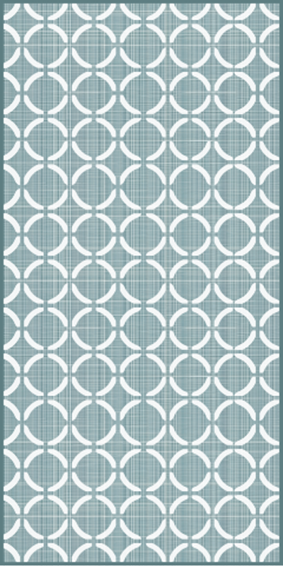 Alfombra vinílica cocina verde de estilo antiguo - TenVinilo