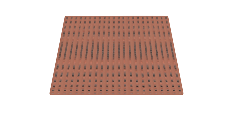 Alfombra vinílica exterior diseño de línea discontinua - TenVinilo