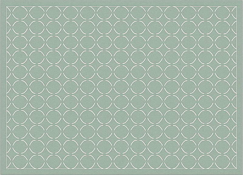 Alfombra vinílica cocina celadón lattice apagado - TenVinilo