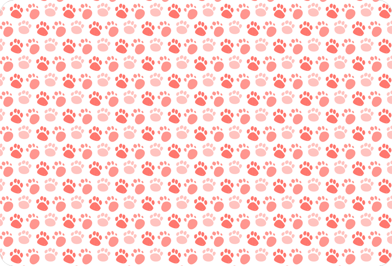 Alfombra vinílica animales huellas de perro - TenVinilo