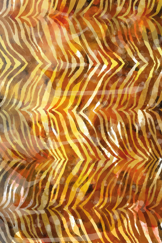 Alfombra vinílica animales zebra acuarela textura - TenVinilo