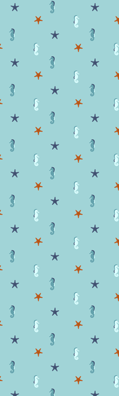 Alfombra vinílica animales estilo marino - TenVinilo