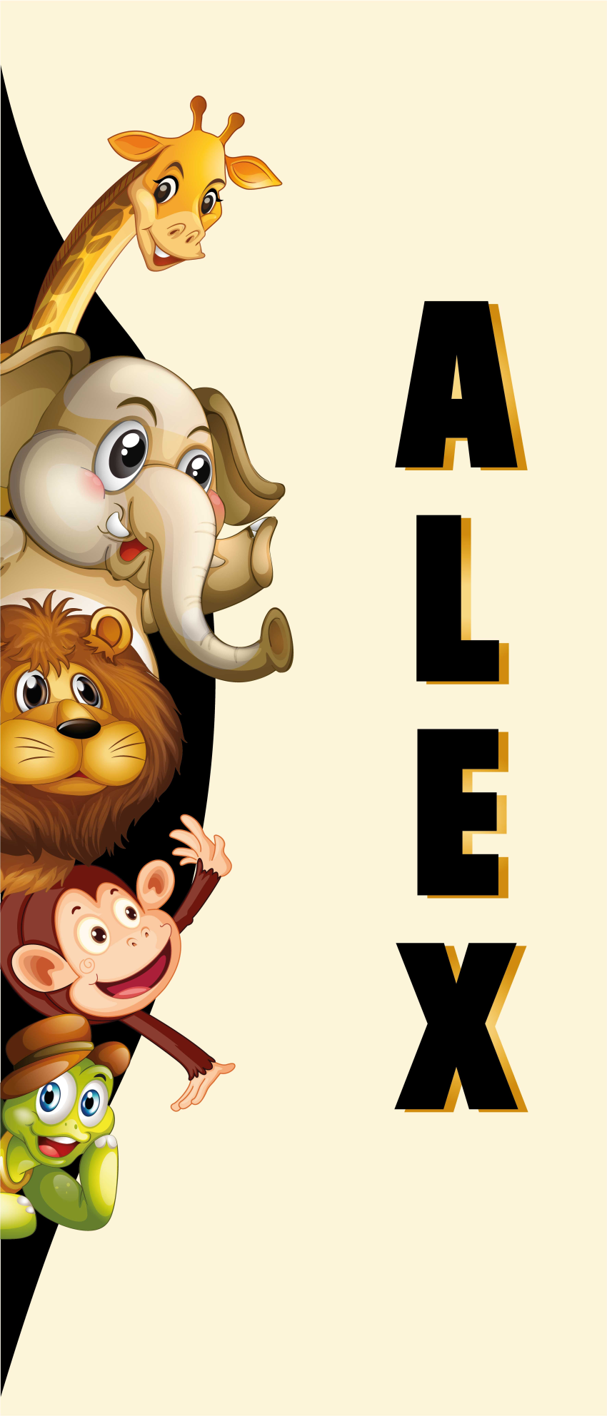 Alfombra vinílica animales 3d animales adorables - TenVinilo