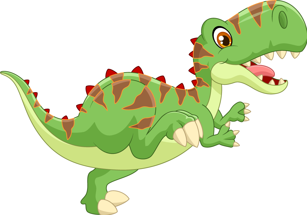 Alfombra vinílica animales dinosaurio amistoso - TenVinilo