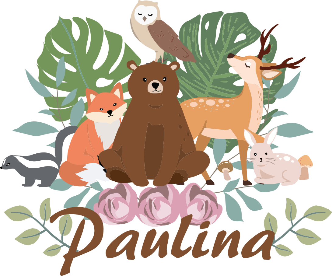 Alfombra vinílica animales reunión de animales del bosque - TenVinilo