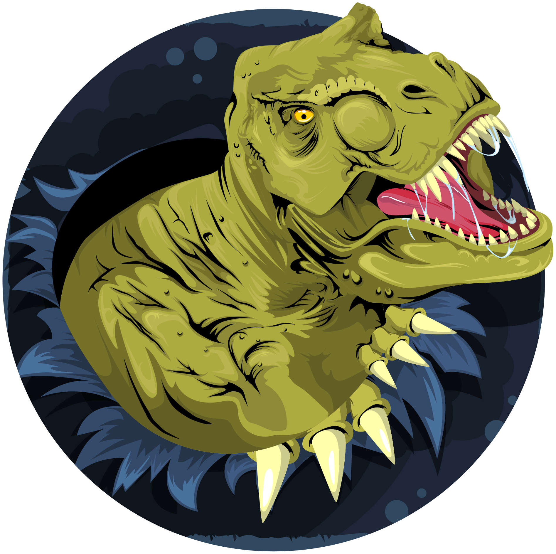 Alfombra vinílica animales cráneo de tyrannosaurus rex - TenVinilo