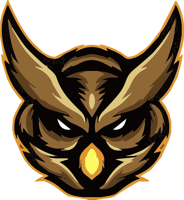 Alfombra vinílica animales búho feroz - TenVinilo