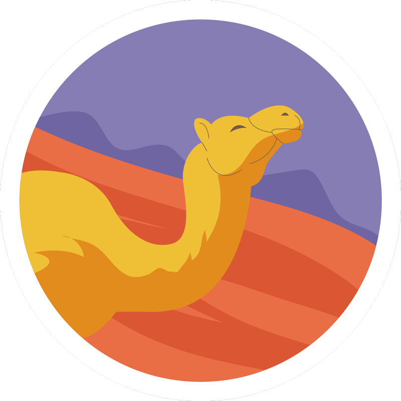 Alfombra vinílica animales coyote - TenVinilo