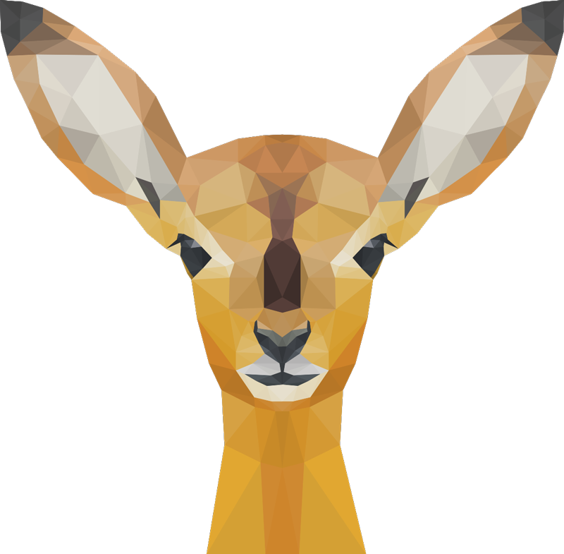 Alfombra vinílica animales ciervo - TenVinilo