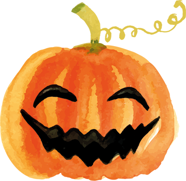 Alfombra vinílica halloween calabaza feliz - TenVinilo