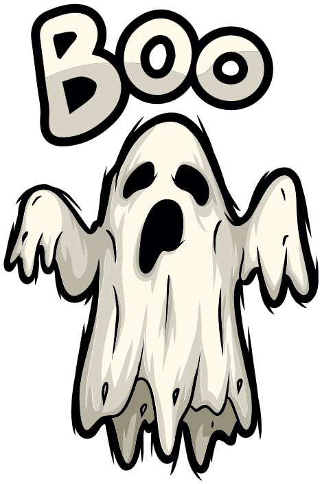 Alfombra vinílica halloween figura fantasma boo - TenVinilo