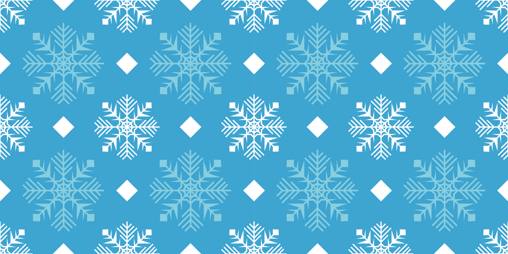 Alfombra vinílica navidad copos de nieve azules - TenVinilo