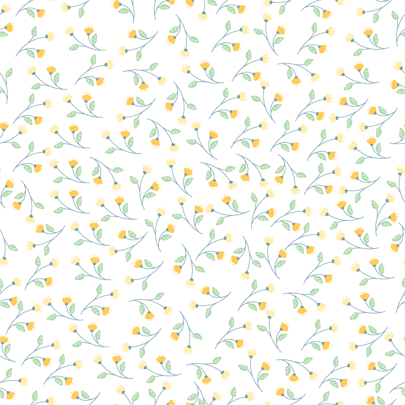 Alfombra vinílica flores estilo primavera - TenVinilo