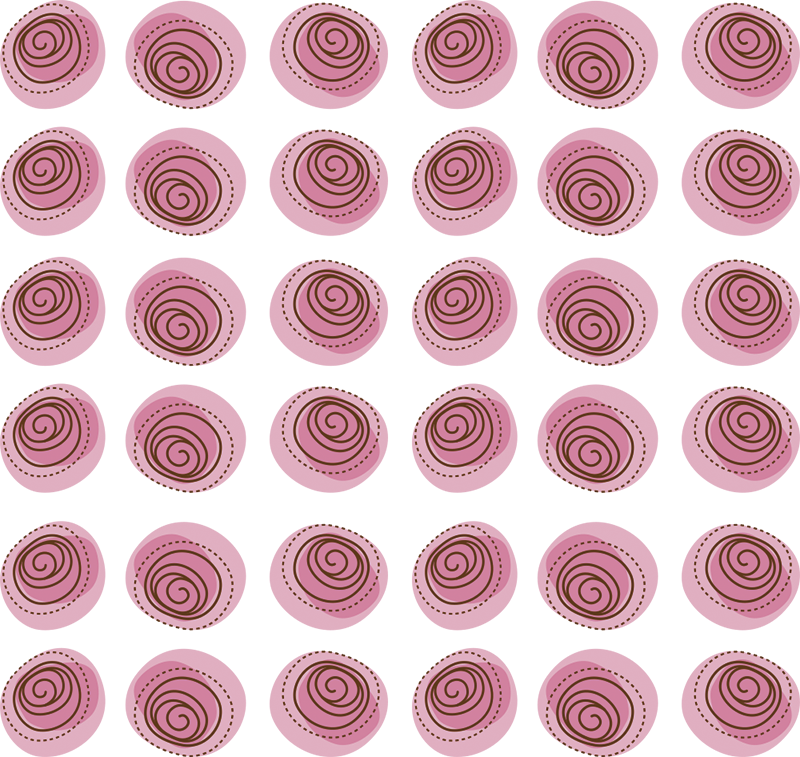 Alfombra vinílica flores adorno floral rosa - TenVinilo