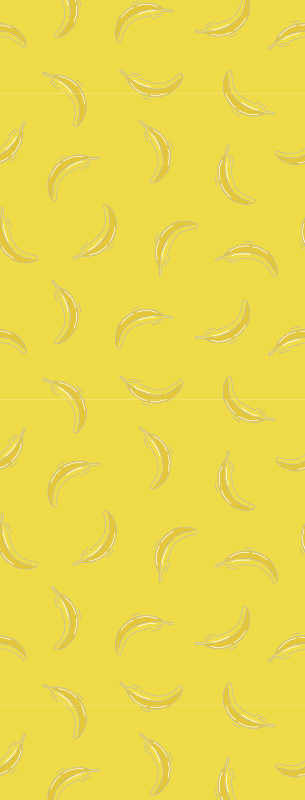Alfombra vinílica cocina color amarillo plátano - TenVinilo