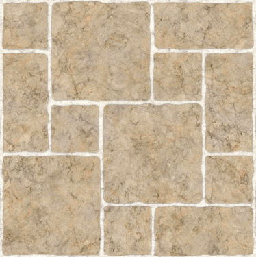 Alfombra vinílica baño piedras beige - TenVinilo