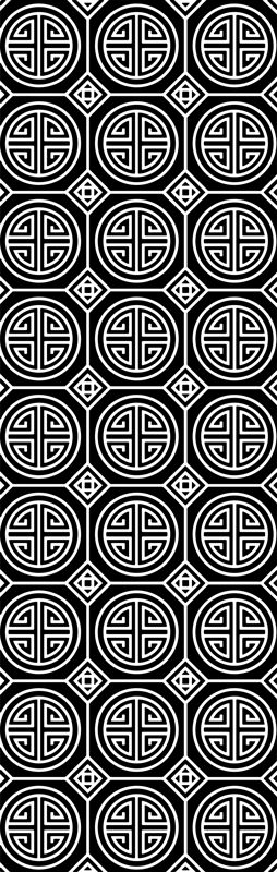 Alfombra vinílica baño estilo japonés minimalista - TenVinilo