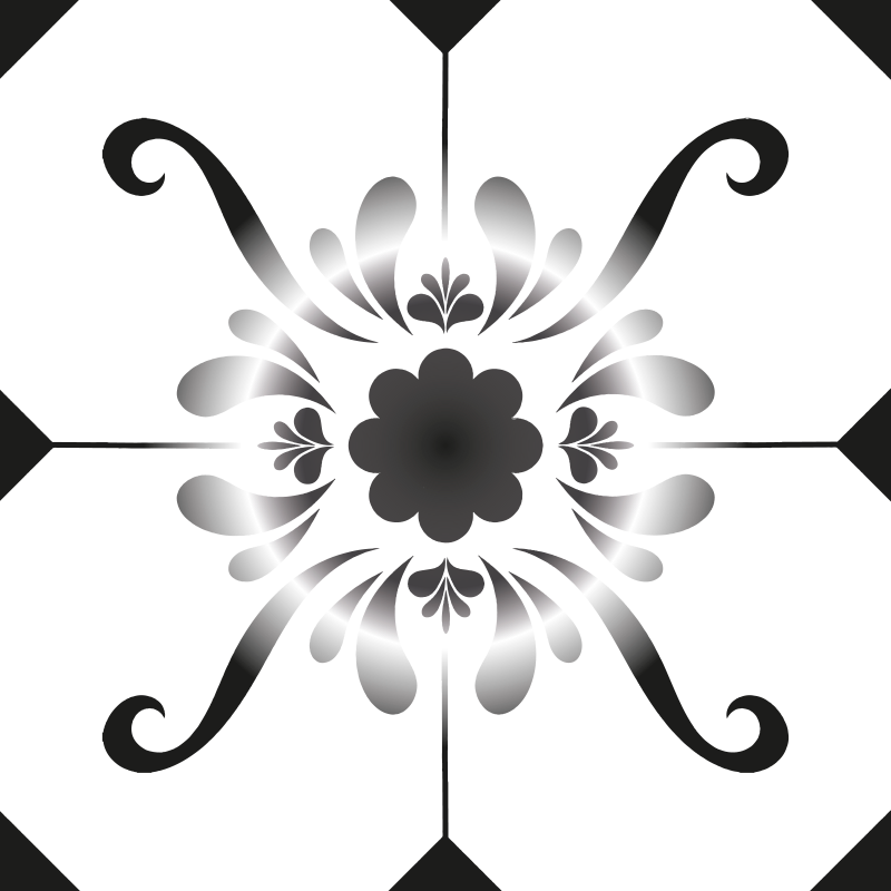 Alfombra vinílica baño diseño de baldosas vinílicas - TenVinilo