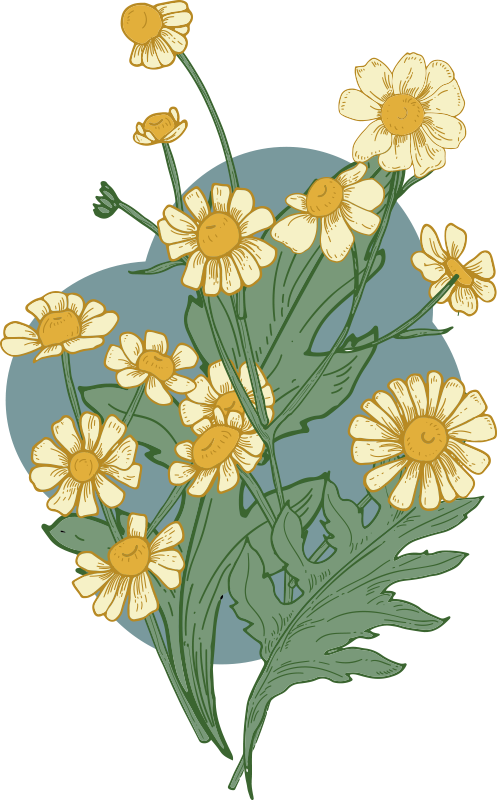 Alfombra vinílica flores composición de flores vivas - TenVinilo