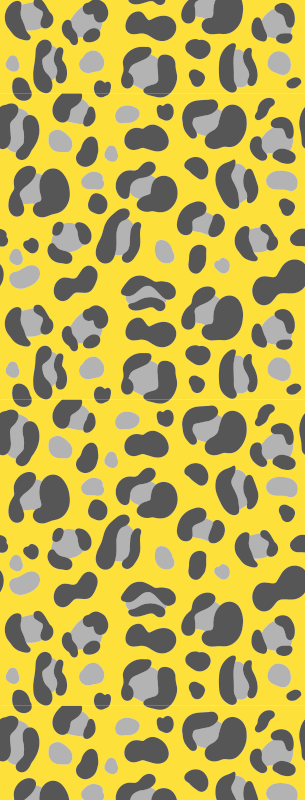 Alfombra vinílica animal print estampado leopardo - TenVinilo