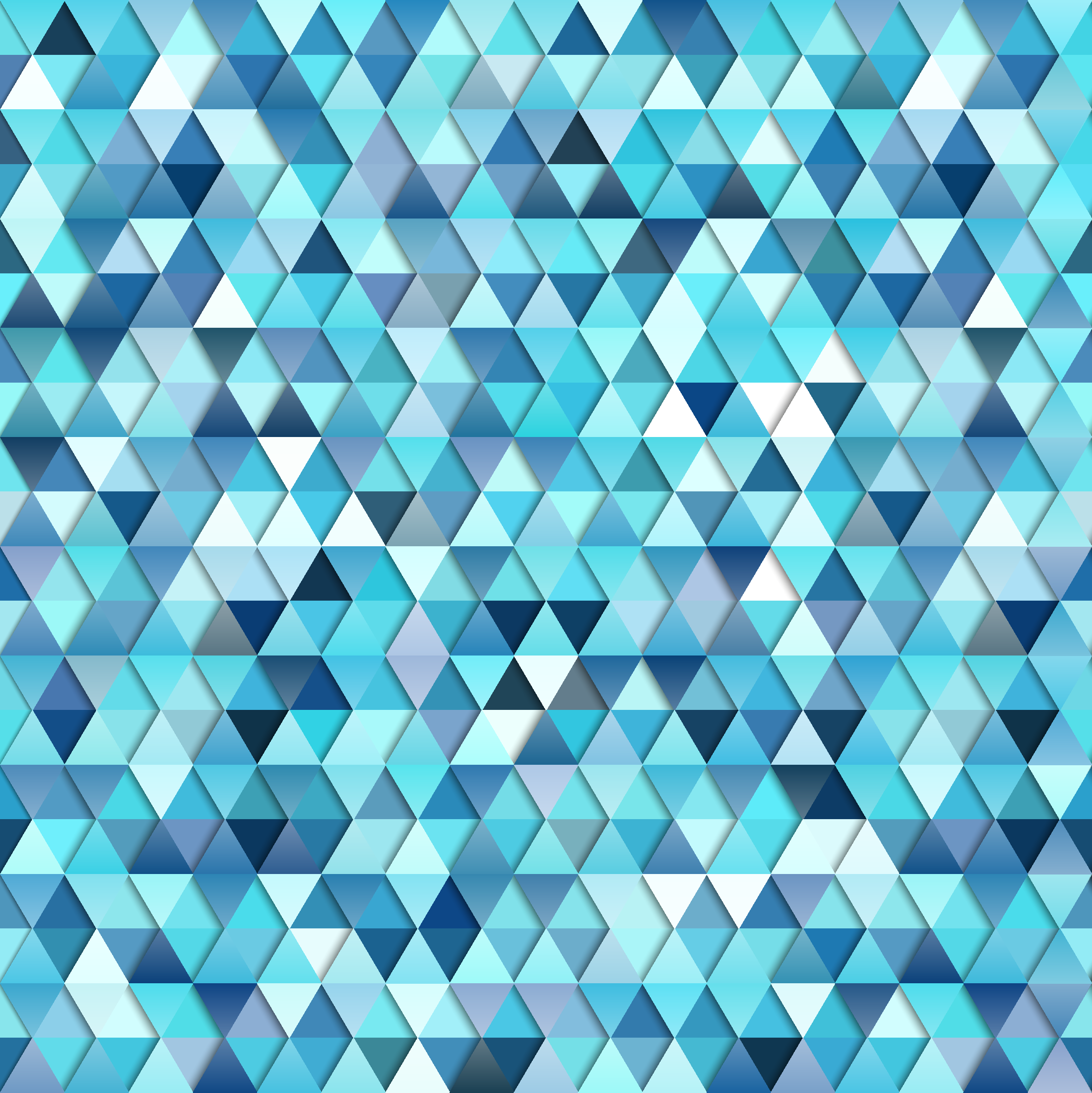 Alfombra vinílica geométrica azul abstracta - TenVinilo