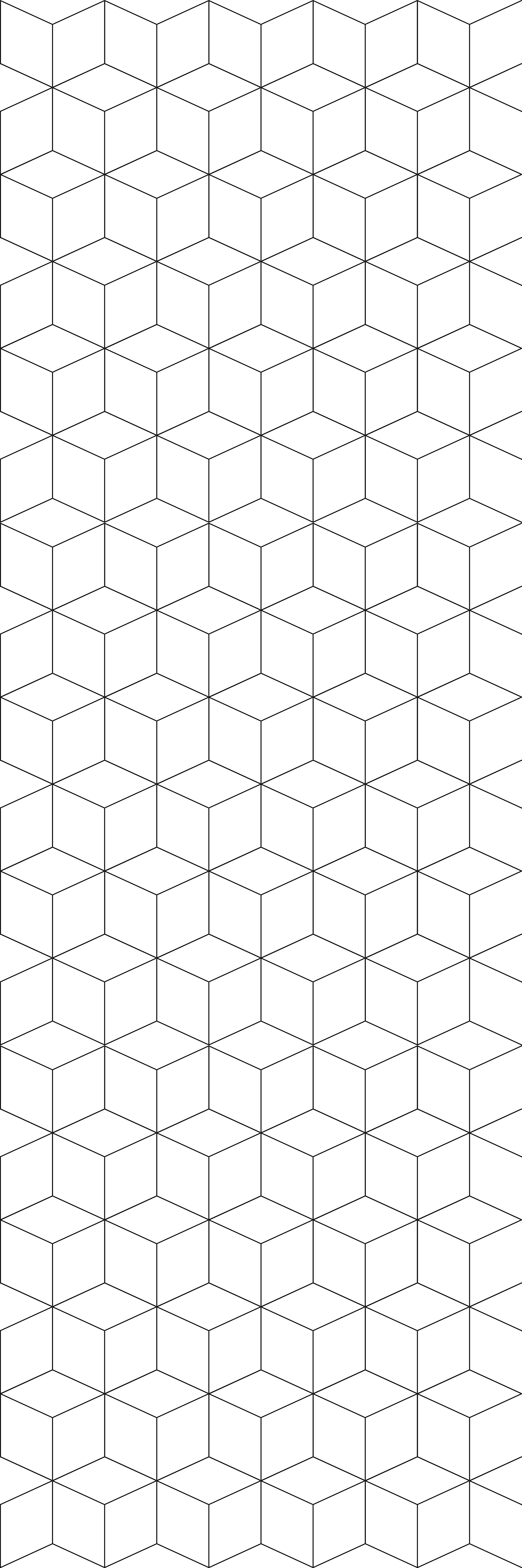 Alfombra vinílica geométrica patrón de cubos geométricos - TenVinilo
