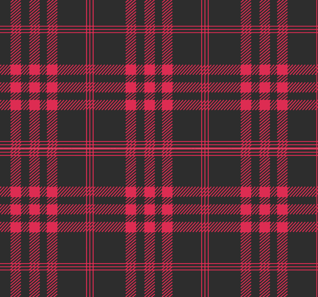 Alfombra vinílica dormitorio estampado de tartan navideño - TenVinilo