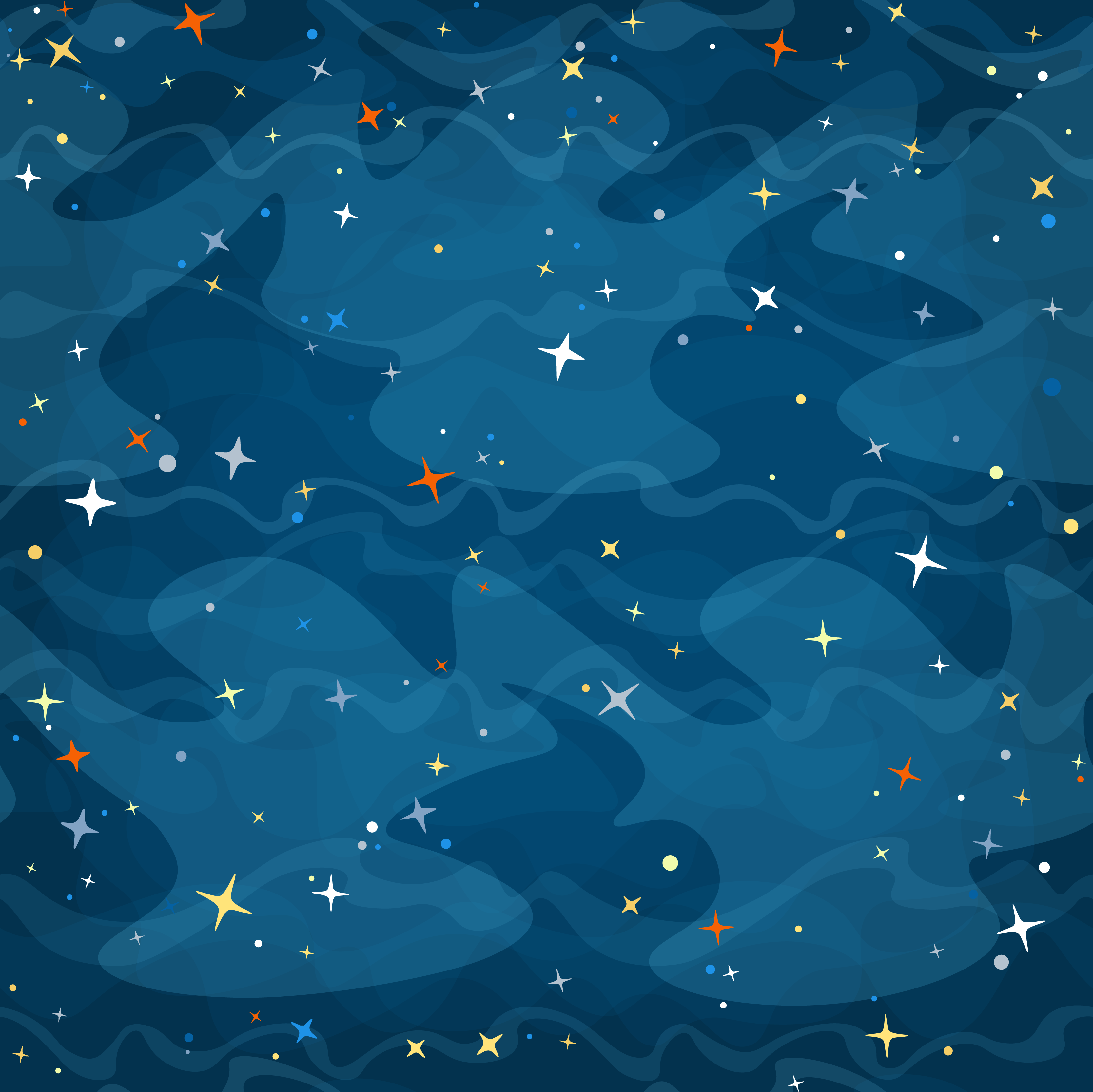 Alfombra vinílica dormitorio camuflaje estrellado - TenVinilo