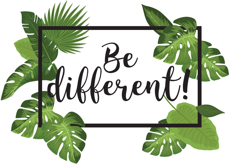 Alfombra vinílica flores sé diferente - TenVinilo