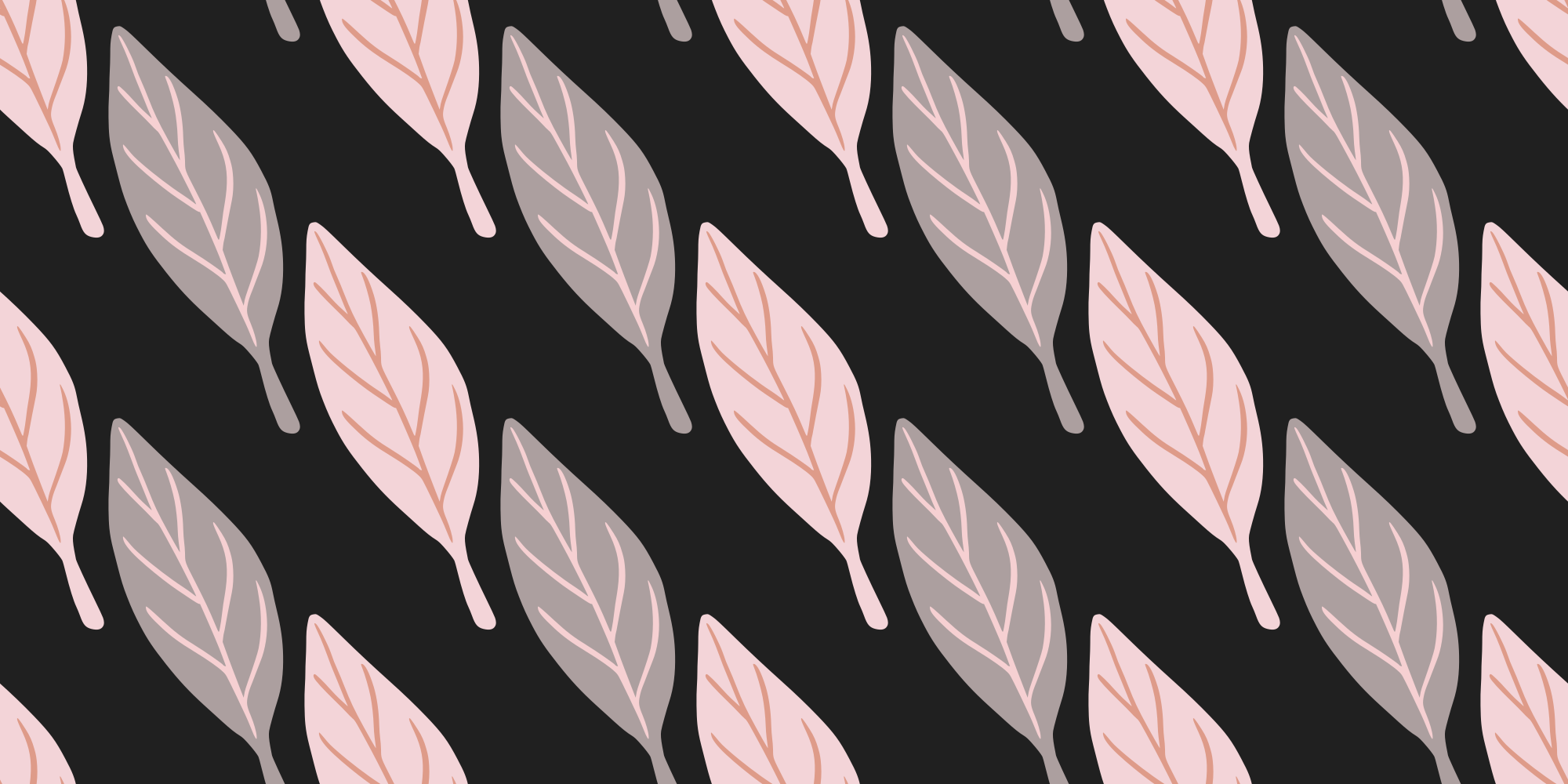 Alfombra vinílica flores patrón de hojas elegante - TenVinilo