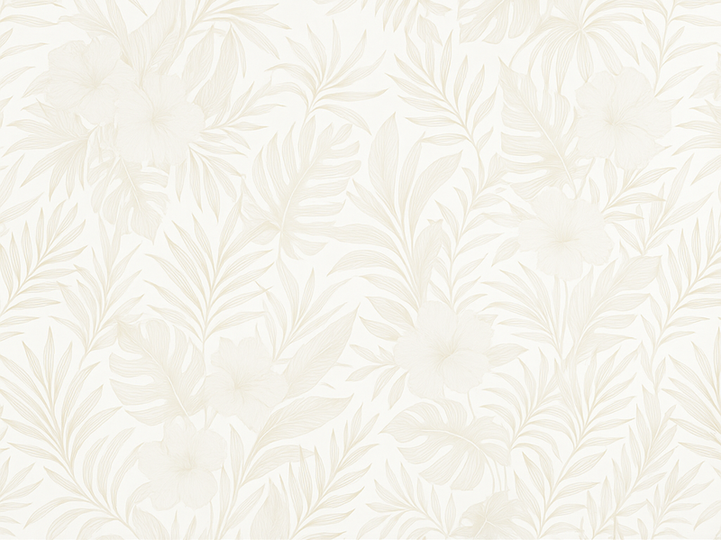 Alfombra vinílica dormitorio tropical neutral - TenVinilo