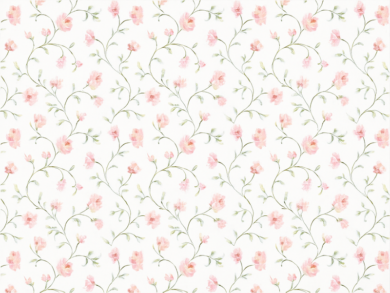 Alfombra vinílica dormitorio flor rosa botánica - TenVinilo