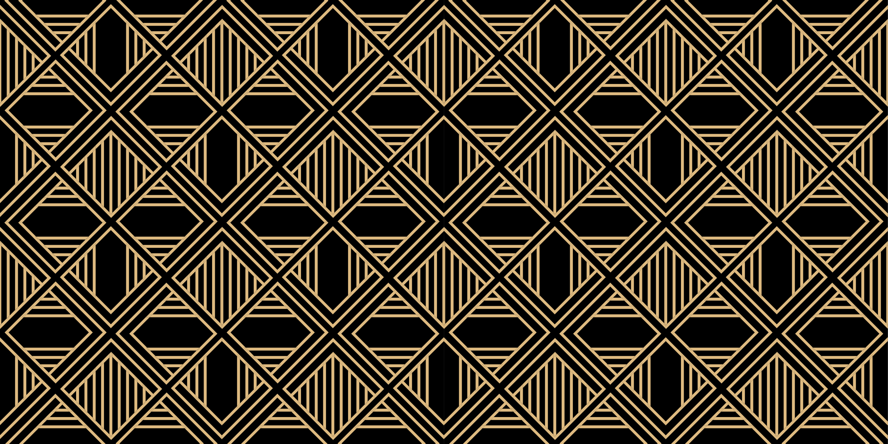 Alfombra vinílica geométrica estilo art déco gatsby - TenVinilo