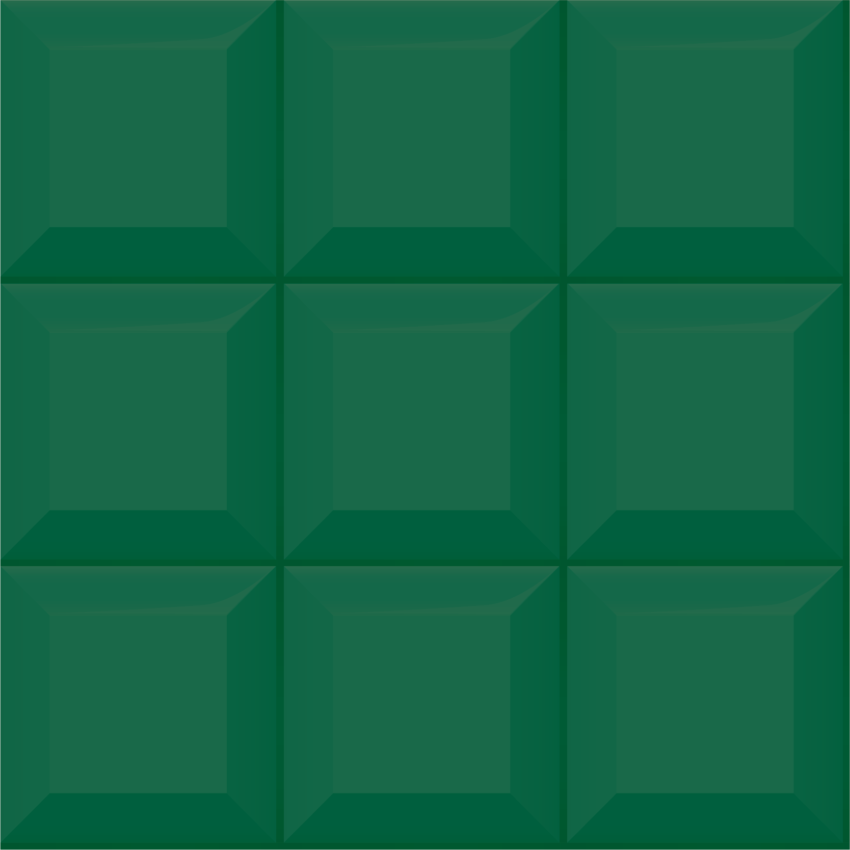 Alfombra vinílica geométrica azulejos 3d verdes - TenVinilo